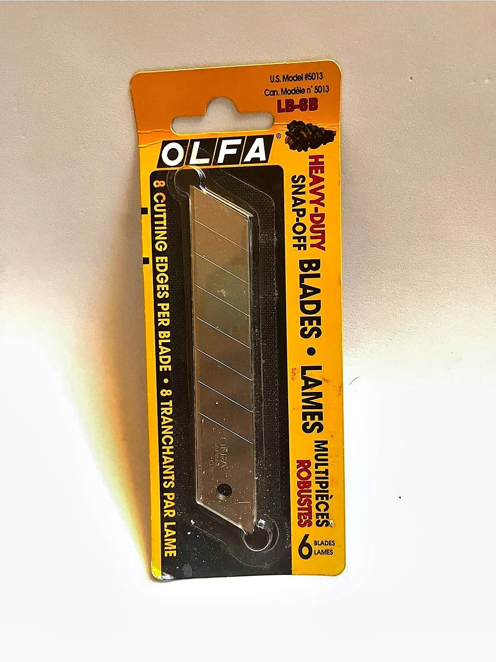 OLFA LB-6B Heavy-Duty Snap-Off Blades 6-Pack